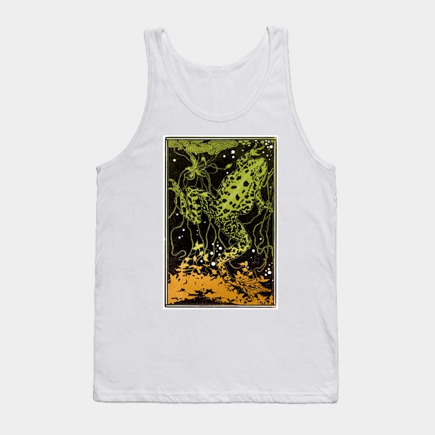 Swimming Frog by Julie de Graag Tank Top by rocketshipretro